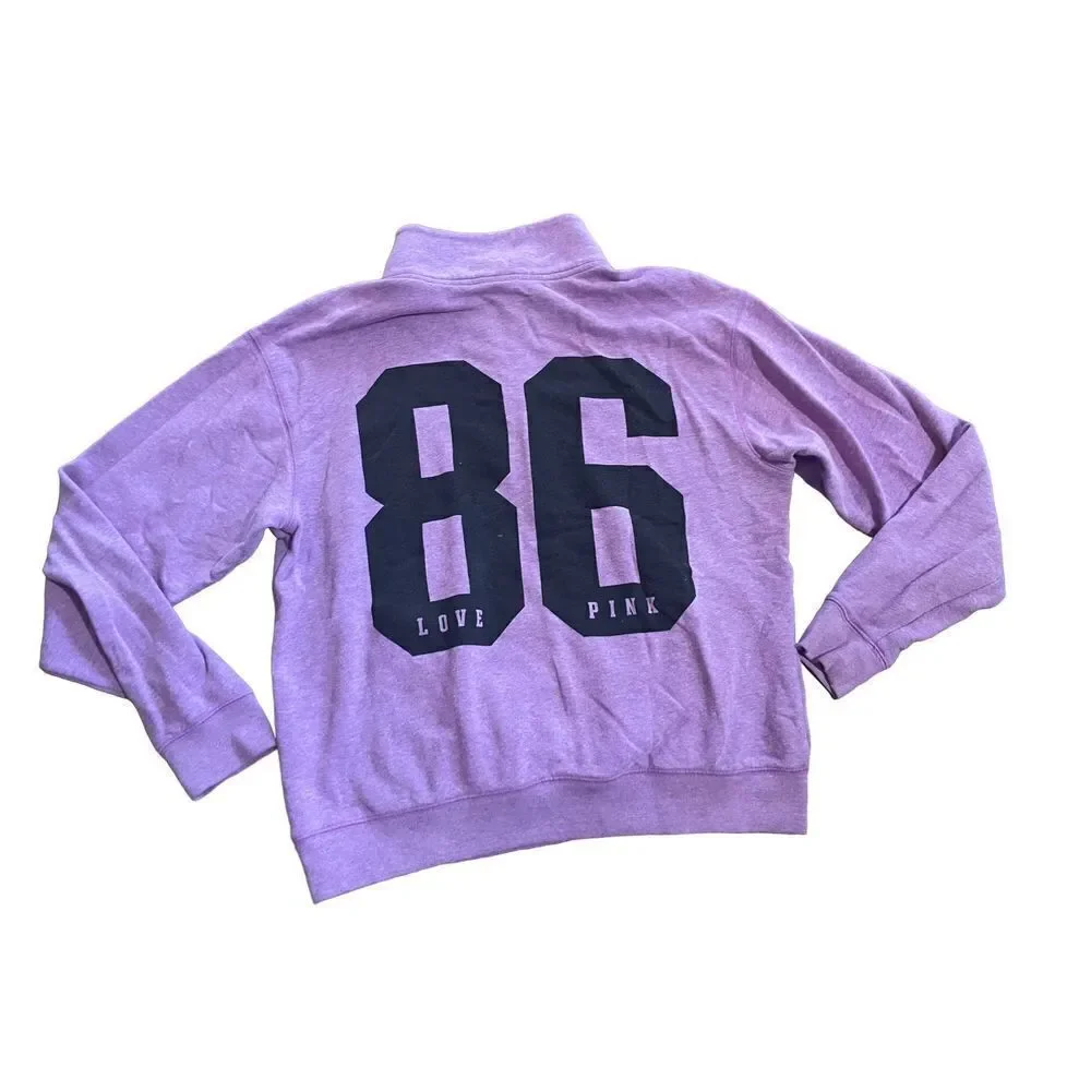 Victoria’s Secret PINK purple collar or high neck‎ jacket size medium